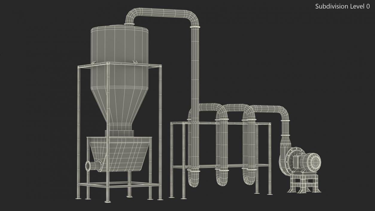 3D Air Separator With Cyclone