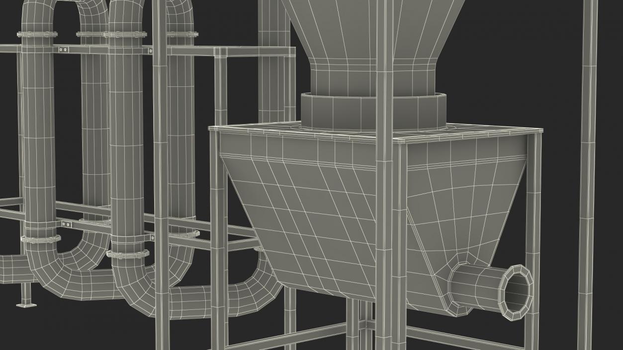 3D Air Separator With Cyclone