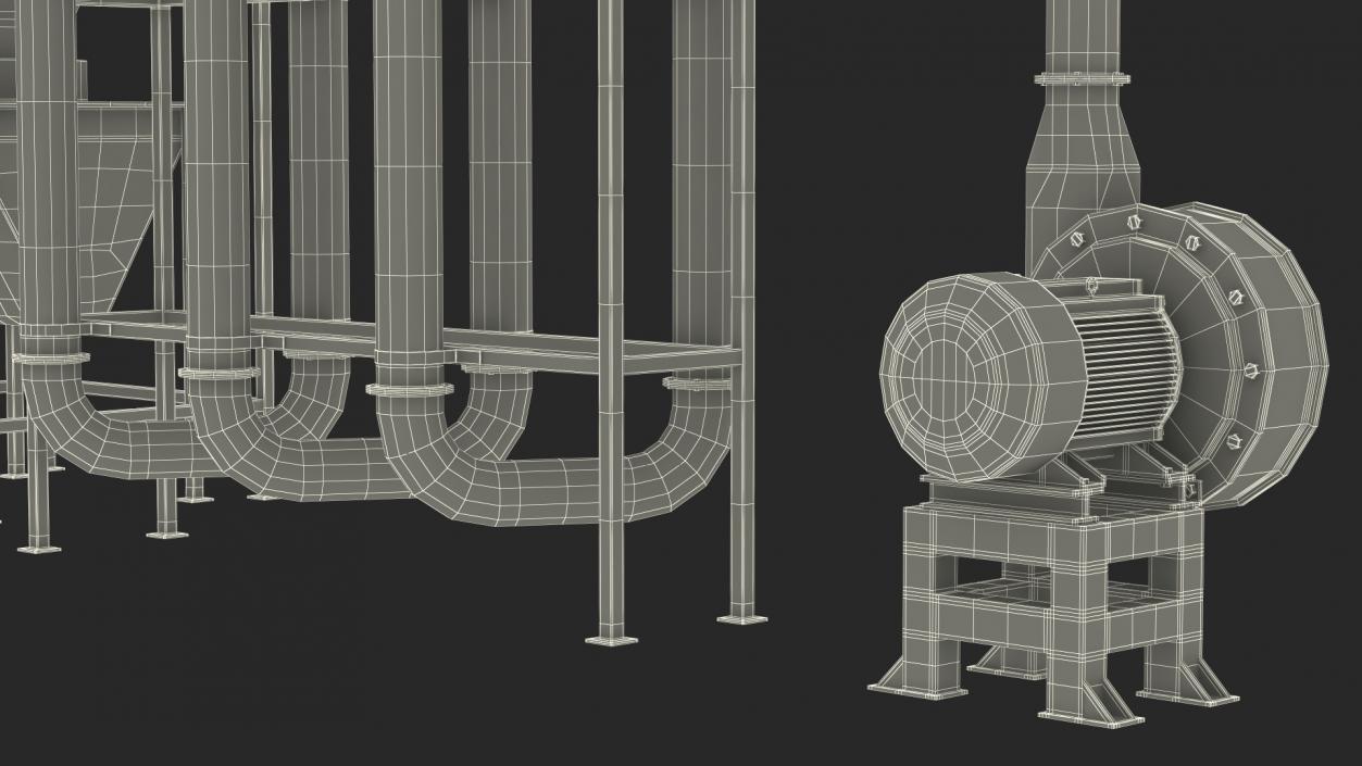 3D Air Separator With Cyclone