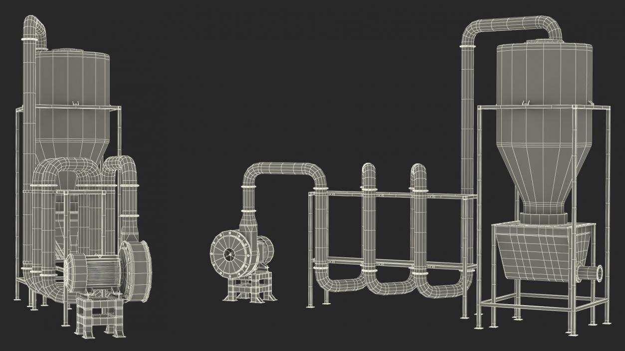 3D Air Separator With Cyclone