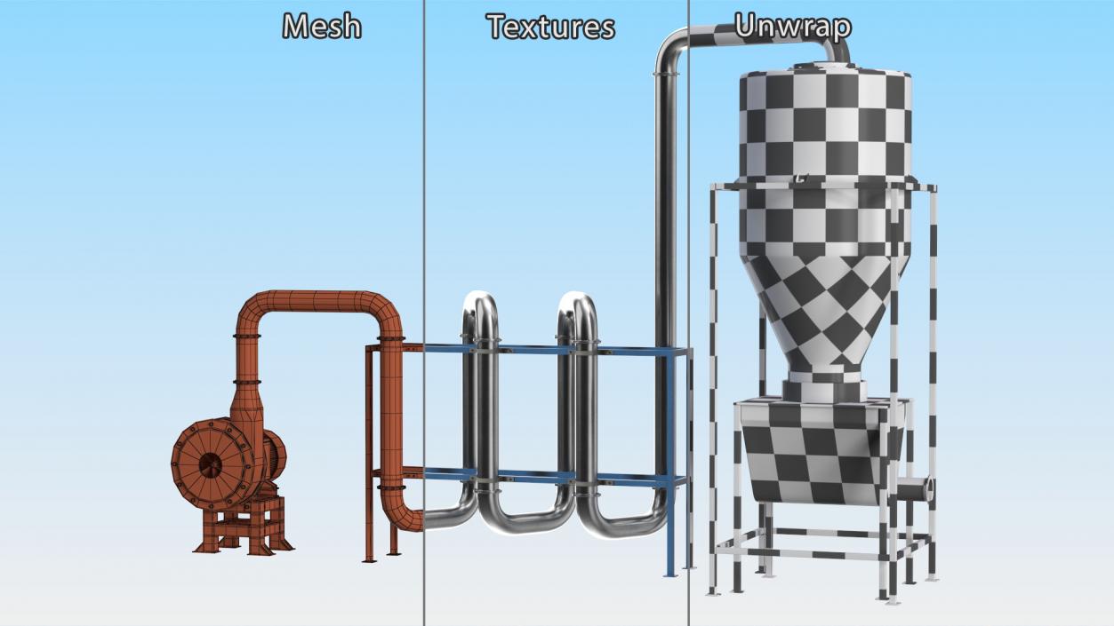 3D Air Separator With Cyclone