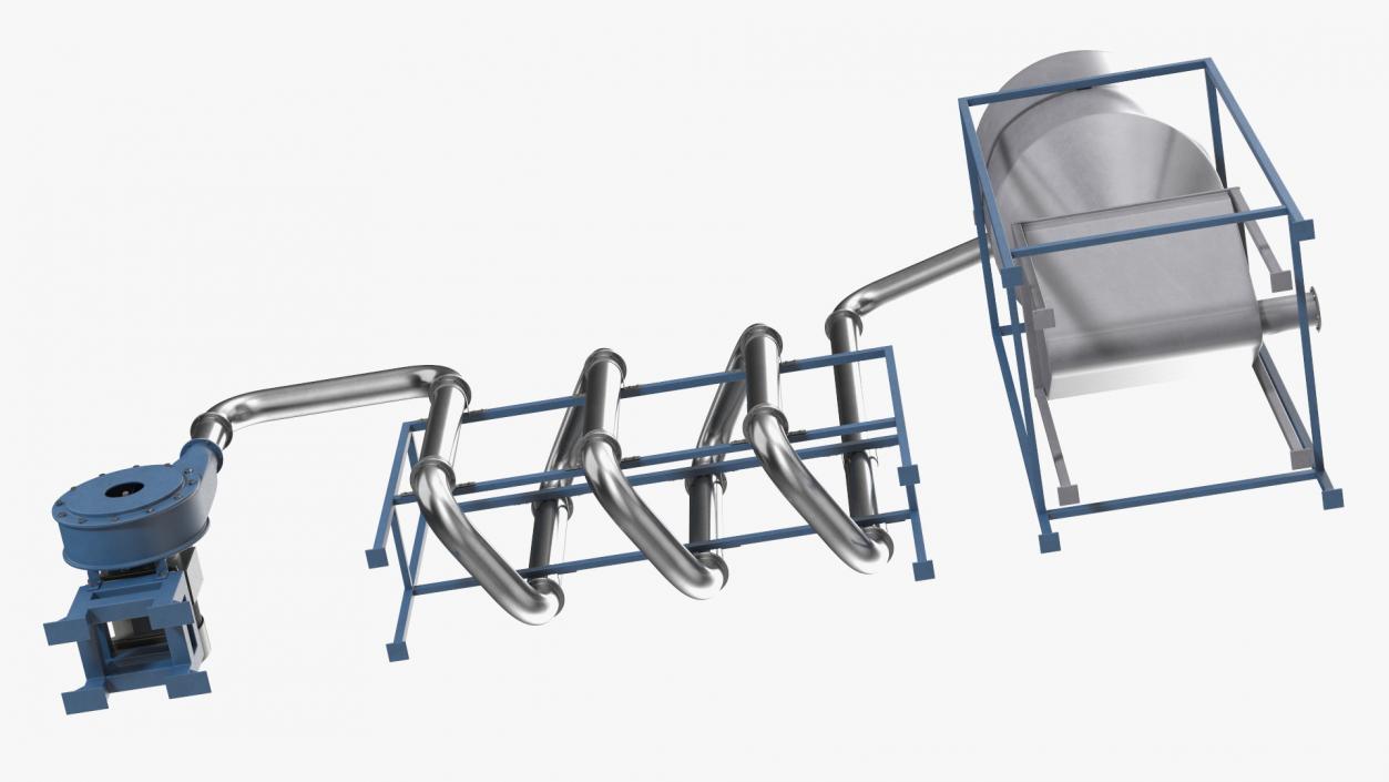 3D Air Separator With Cyclone