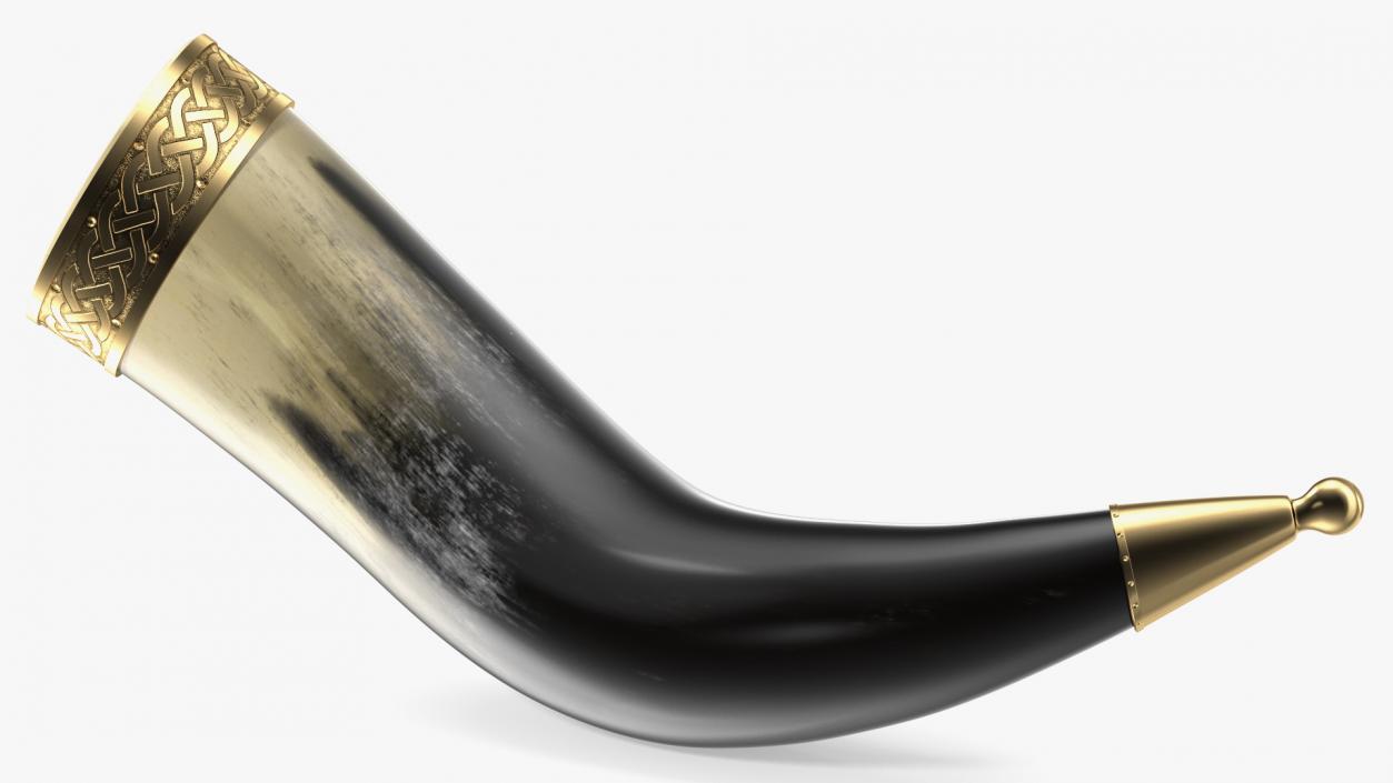 Old Drinking Horns Collection 3D model