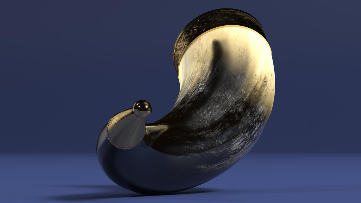 Old Drinking Horns Collection 3D model