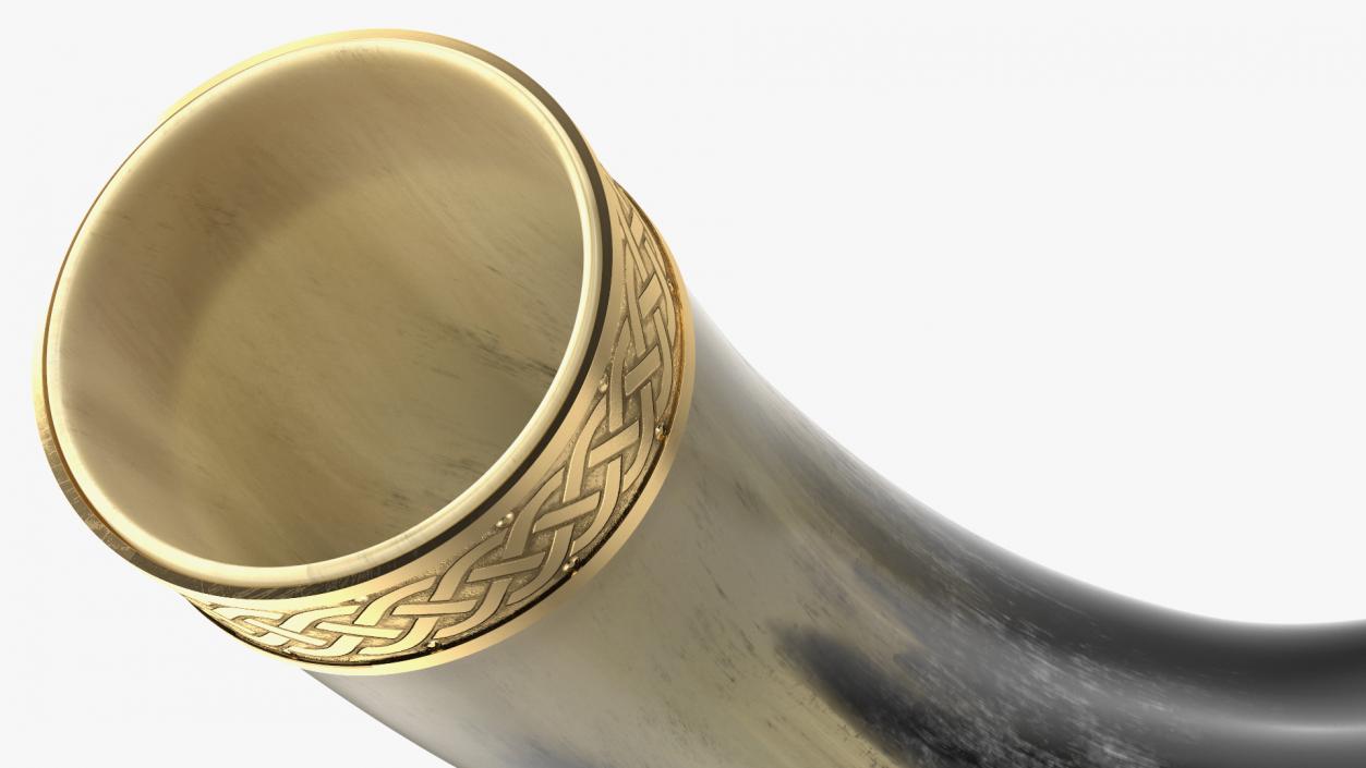 Old Drinking Horns Collection 3D model