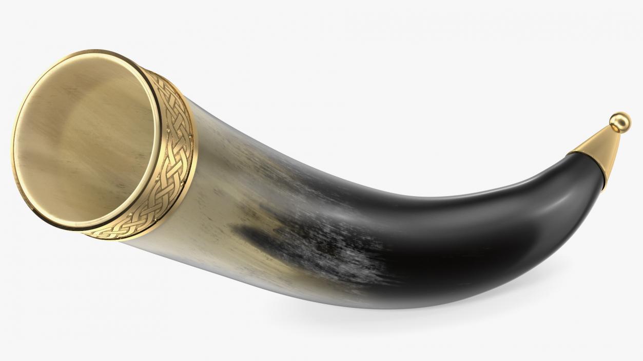 Old Drinking Horns Collection 3D model