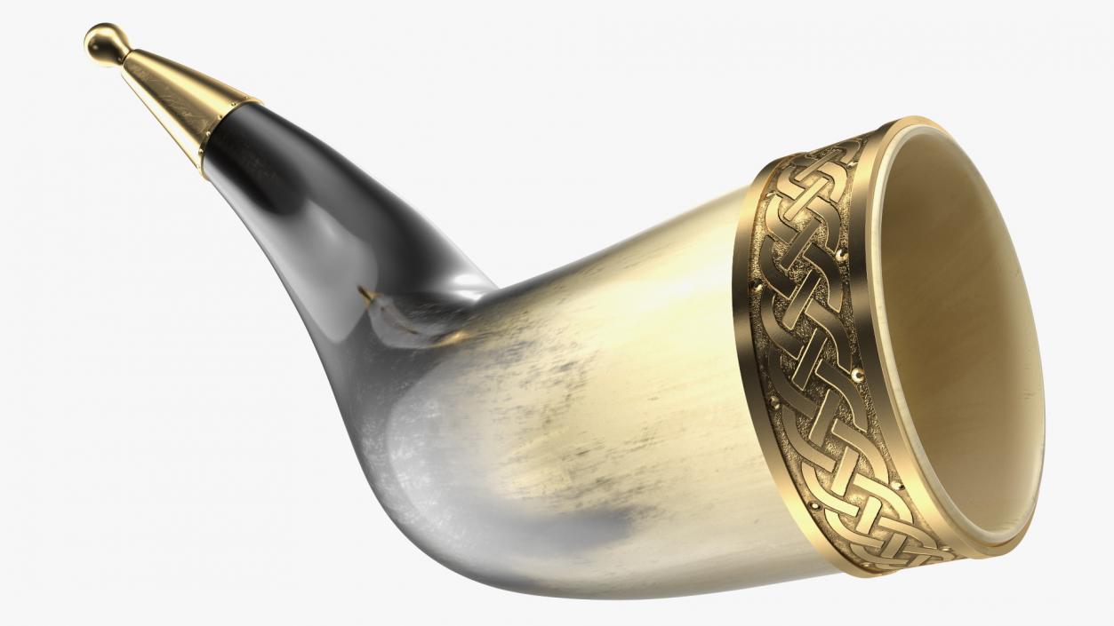 Old Drinking Horns Collection 3D model