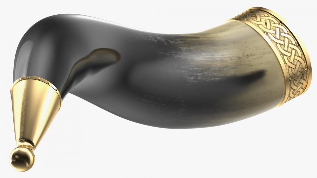 Old Drinking Horns Collection 3D model