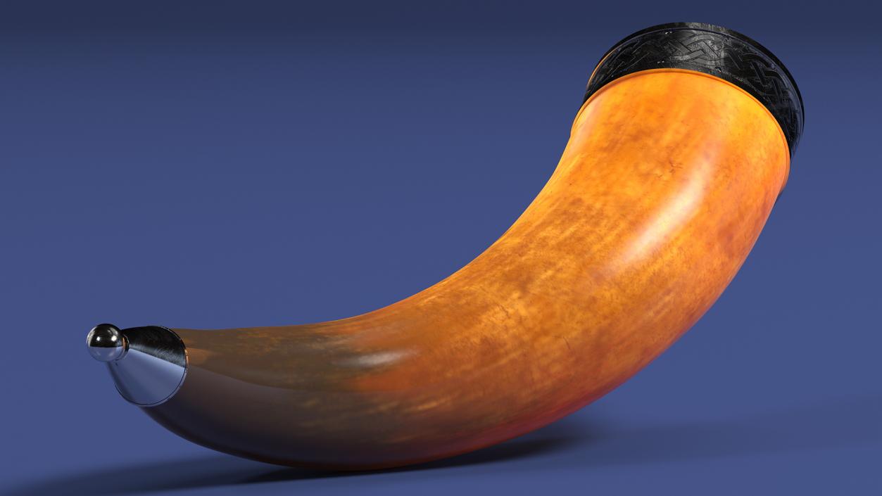 Old Drinking Horns Collection 3D model