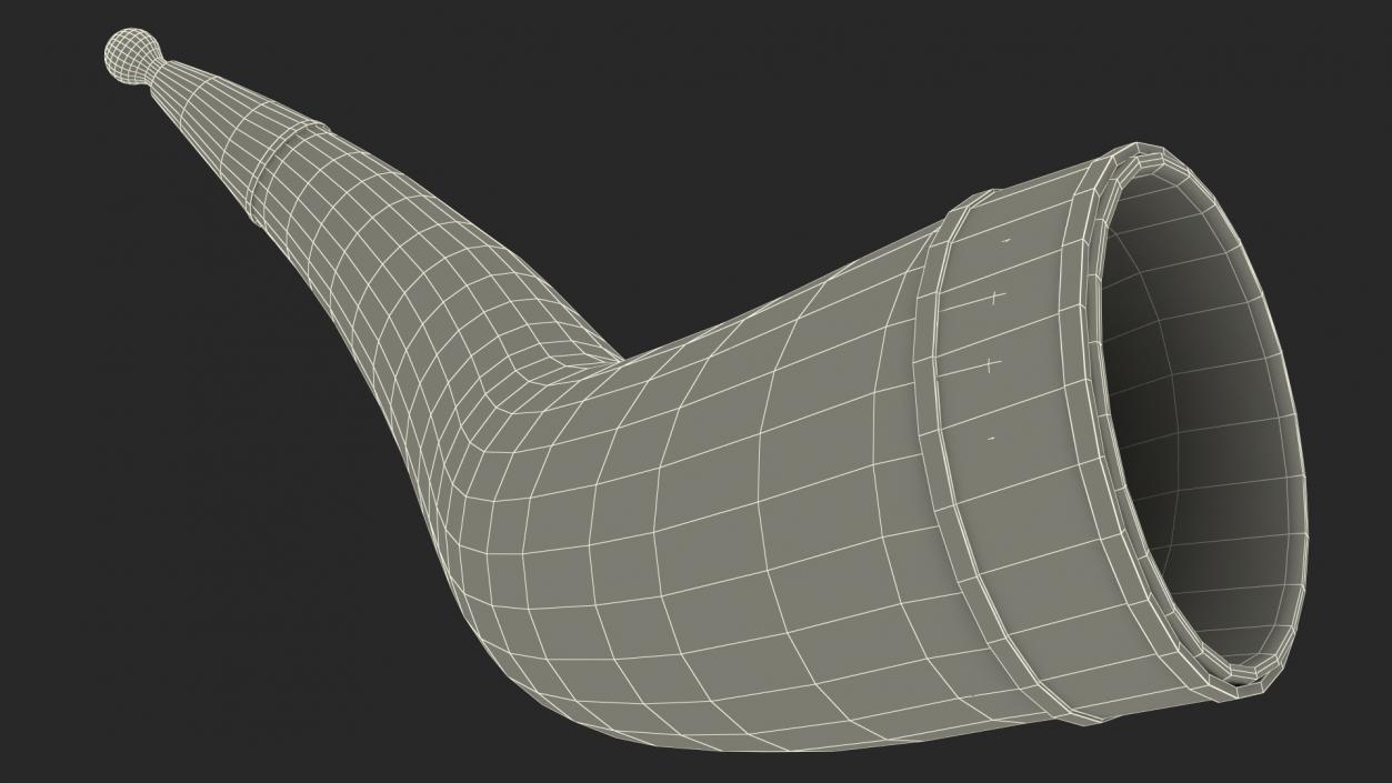 Old Drinking Horns Collection 3D model