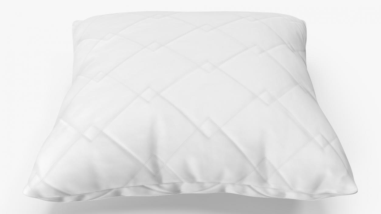 Pillow with Geometric Pattern 50cm 3D model