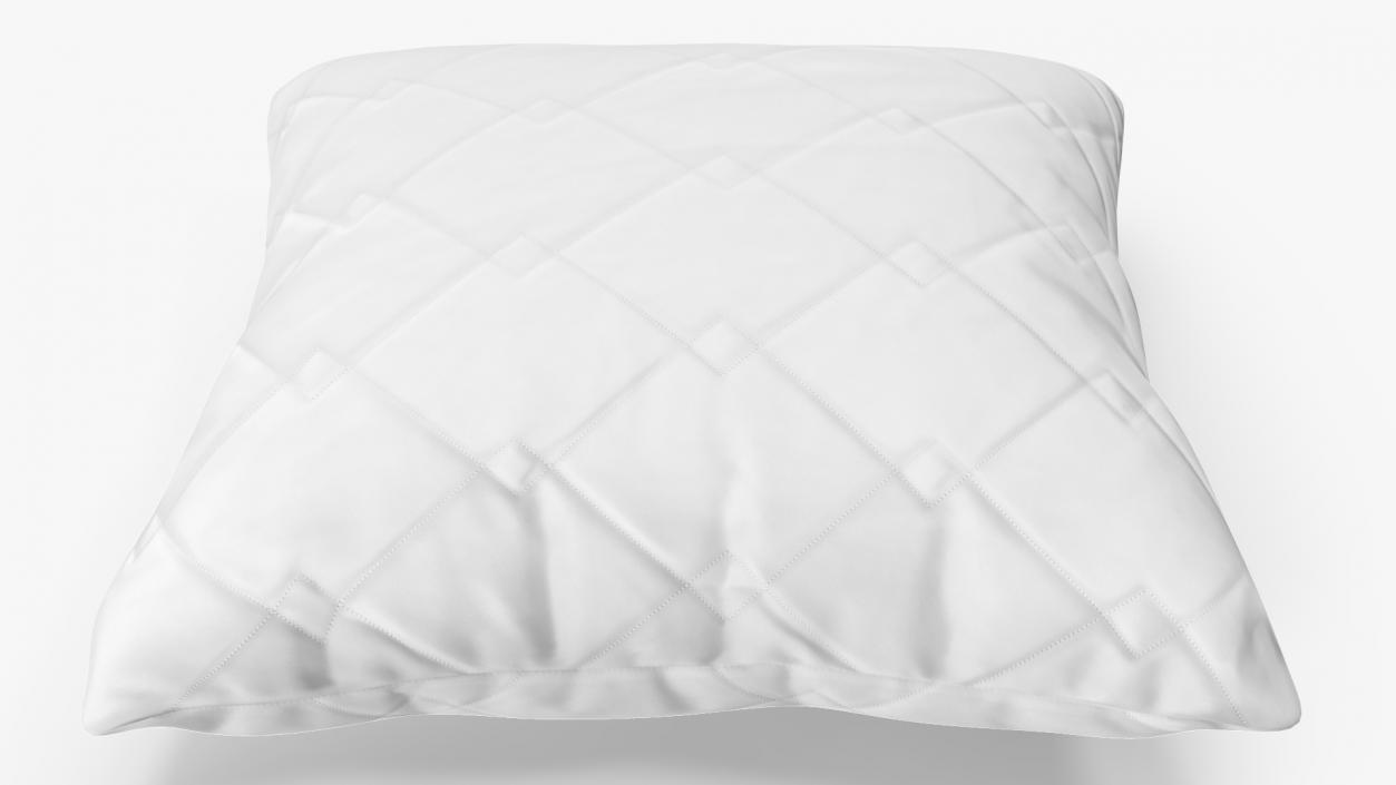 Pillow with Geometric Pattern 50cm 3D model