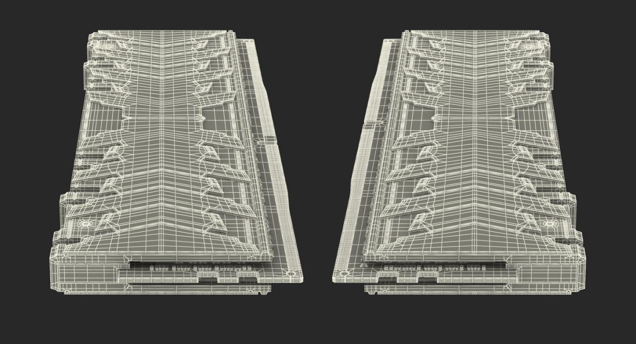 DDR4 SDRAM with Radiator 3D model