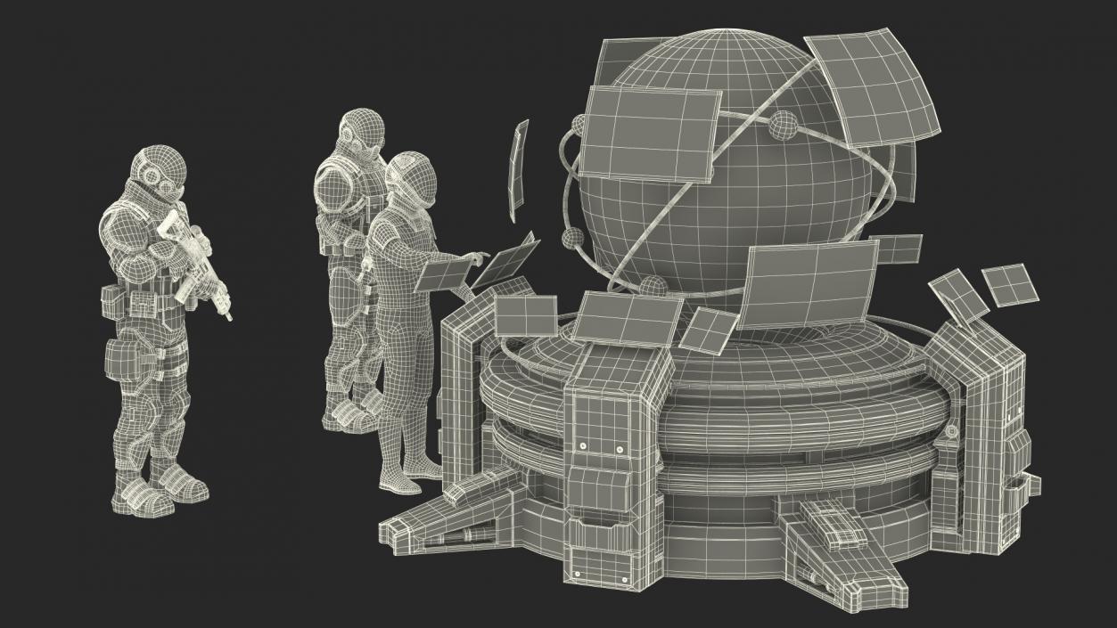 Captains Holo Command Table 3D