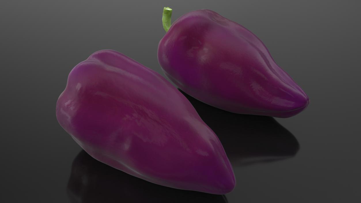 3D Purple Pepper Marconi