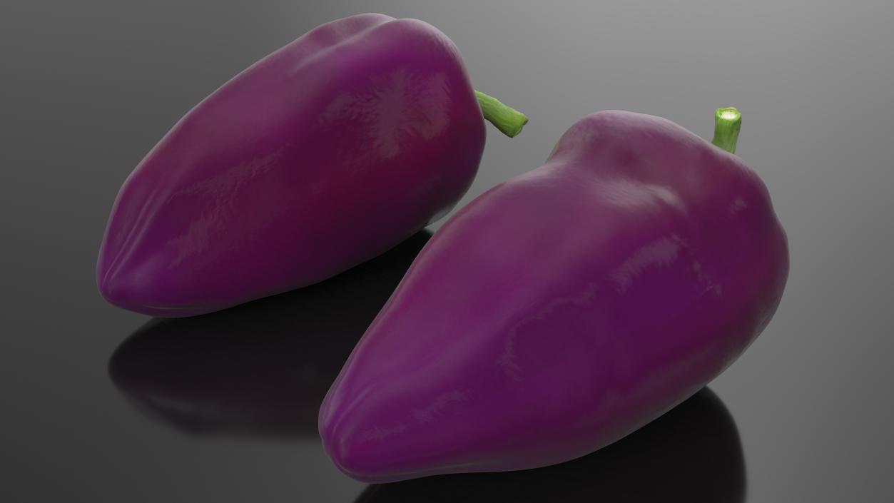 3D Purple Pepper Marconi