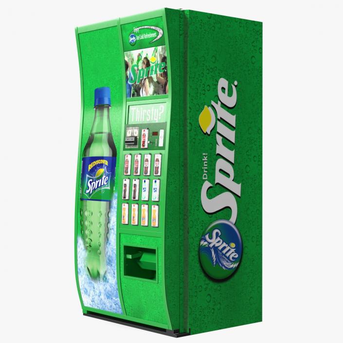 3D model Cold Soda Vending Machine