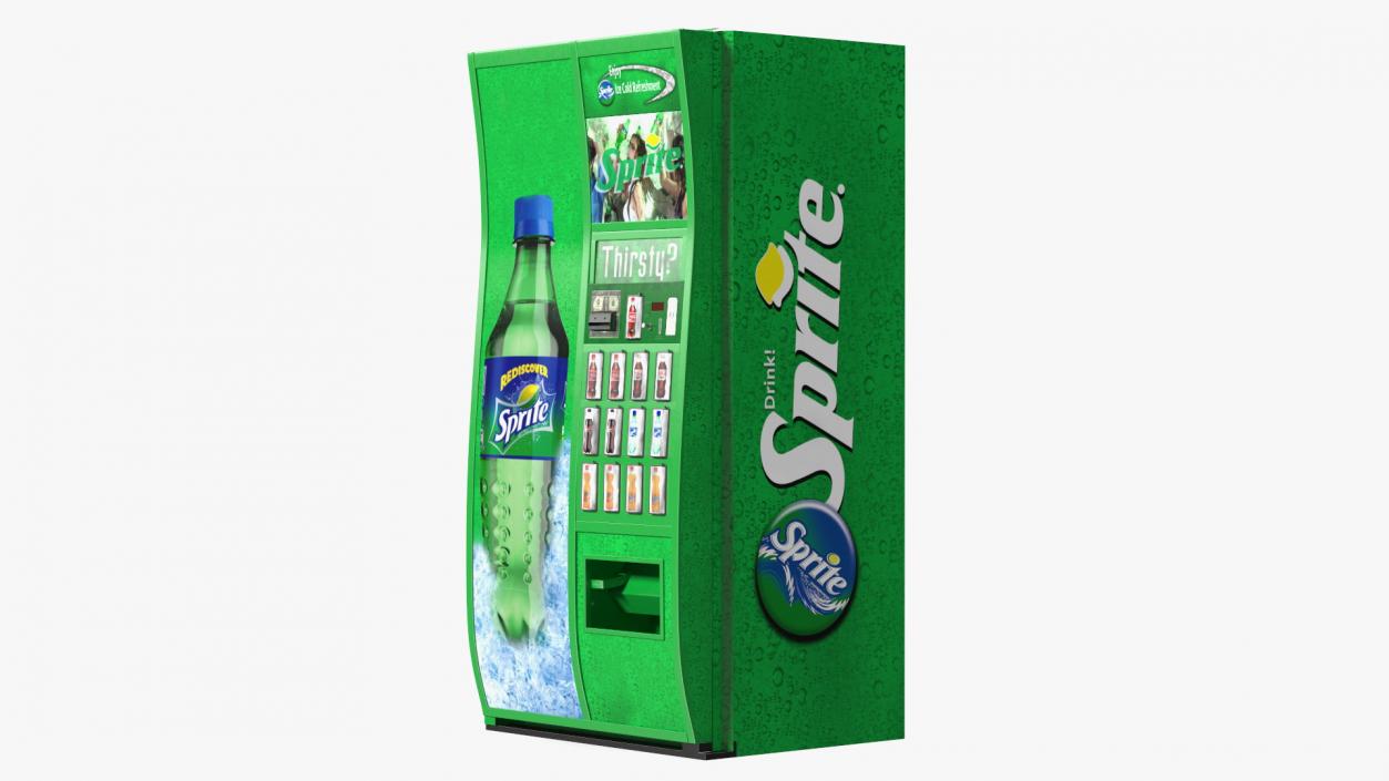 3D model Cold Soda Vending Machine