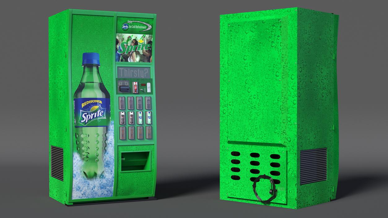 3D model Cold Soda Vending Machine