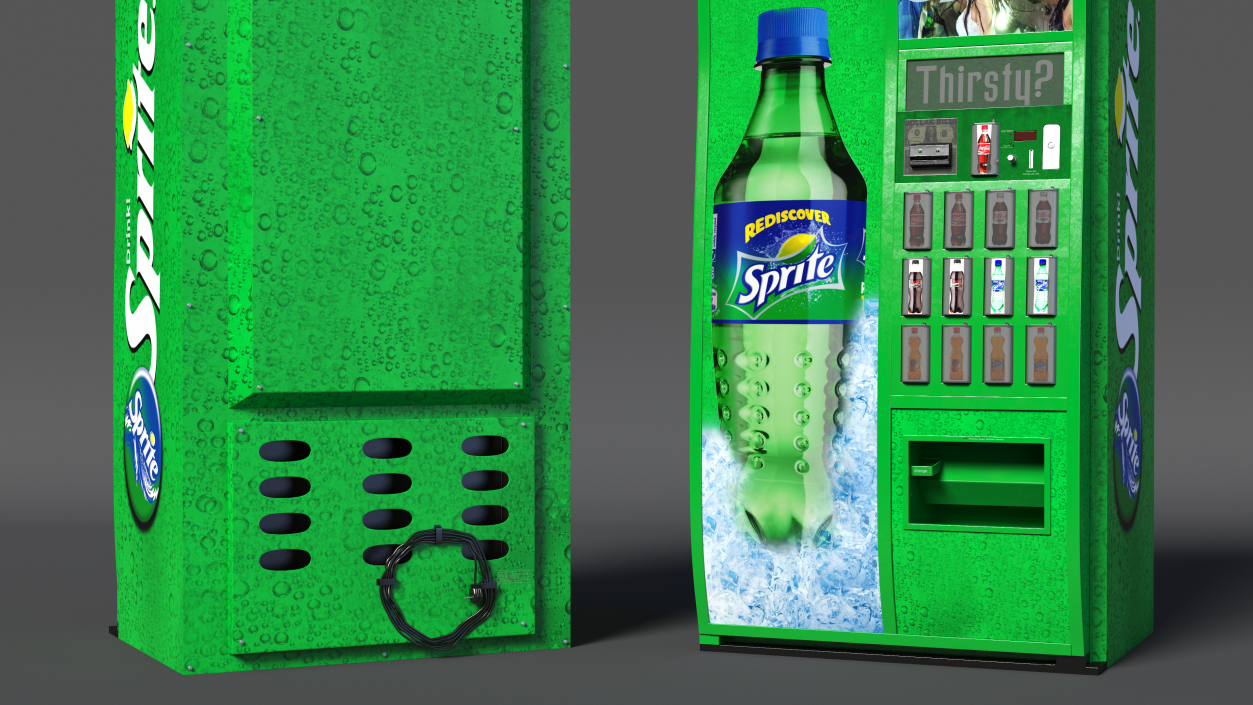 3D model Cold Soda Vending Machine