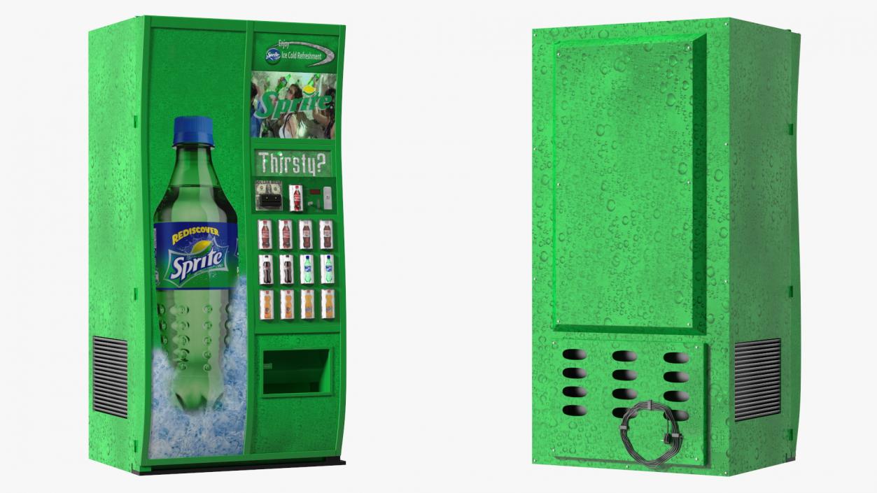 3D model Cold Soda Vending Machine