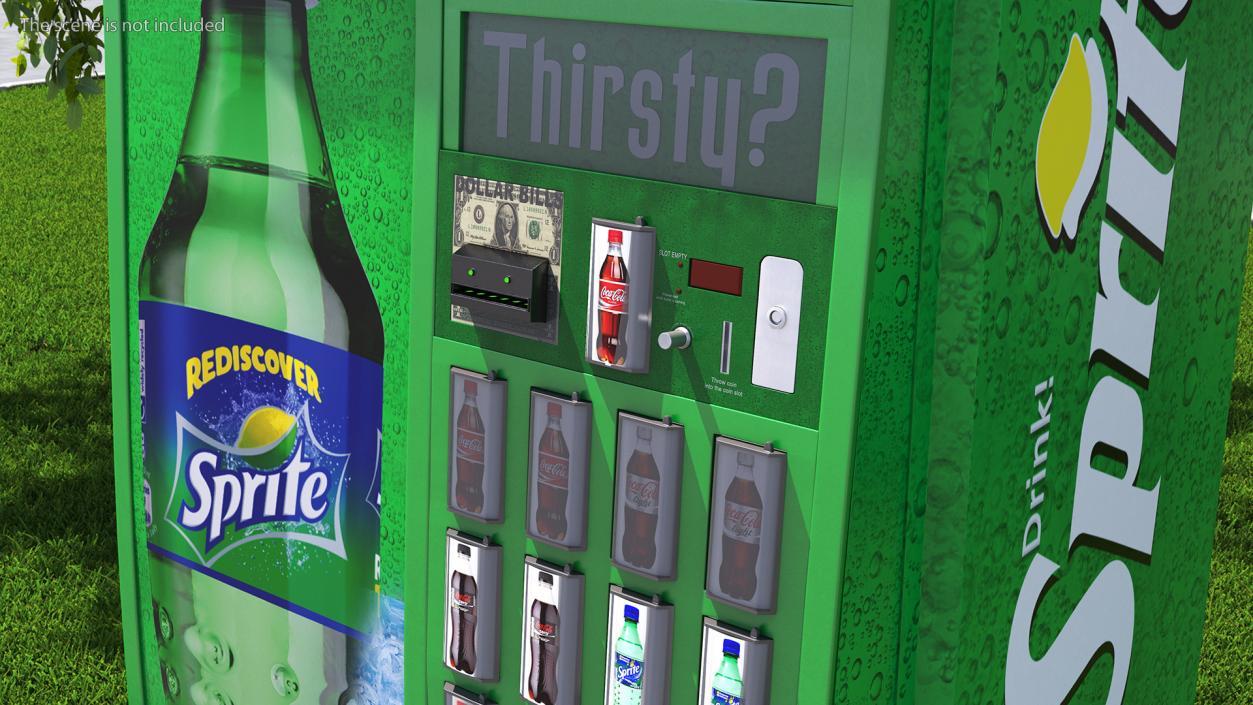 3D model Cold Soda Vending Machine