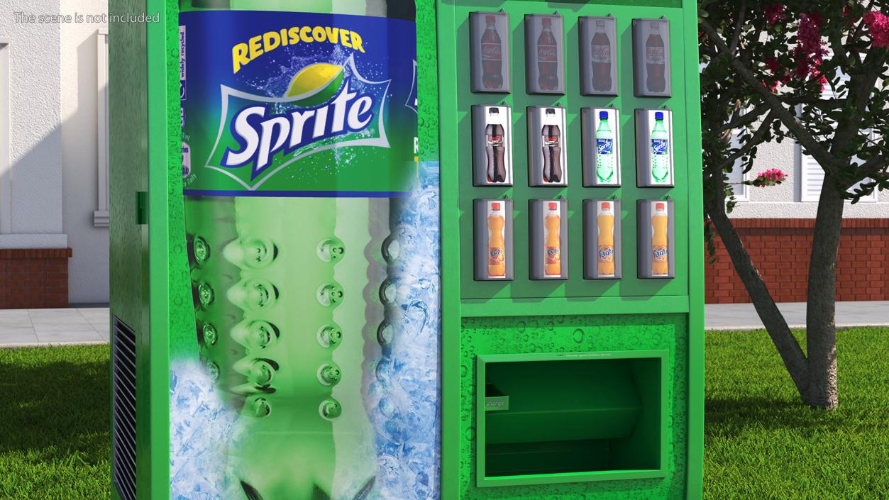 3D model Cold Soda Vending Machine