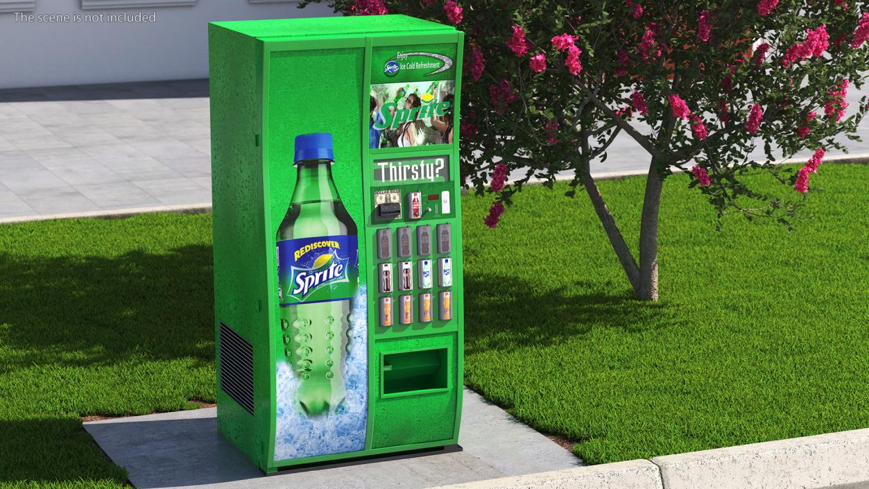 3D model Cold Soda Vending Machine