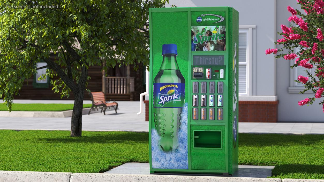 3D model Cold Soda Vending Machine