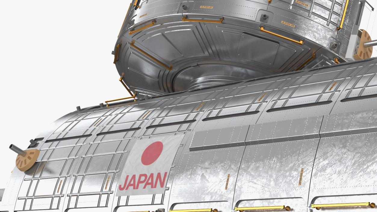 3D model ISS Japanese Experiment Module Kibo