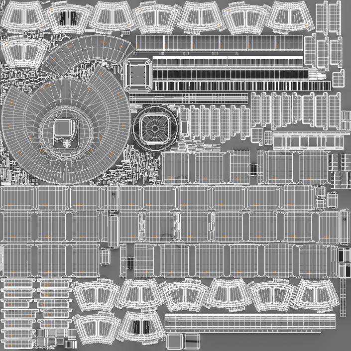 3D model ISS Japanese Experiment Module Kibo