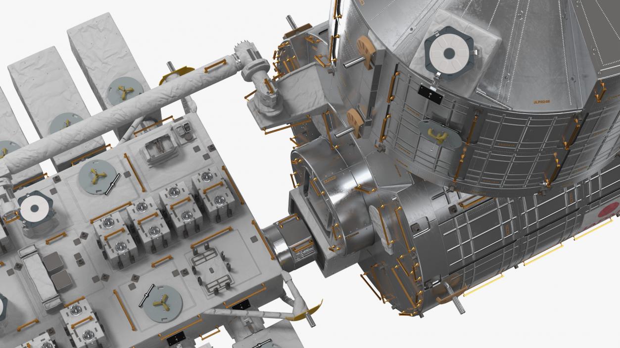 3D model ISS Japanese Experiment Module Kibo