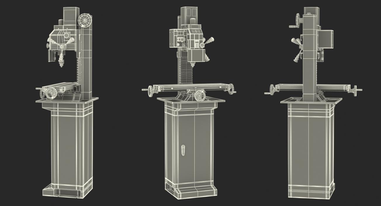 3D model Heavy Duty Drilling Machine Generic