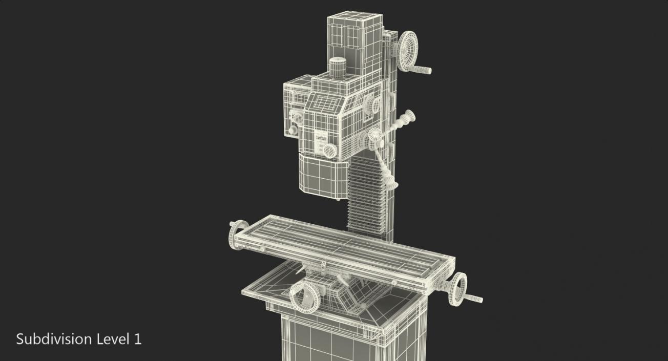 3D model Heavy Duty Drilling Machine Generic