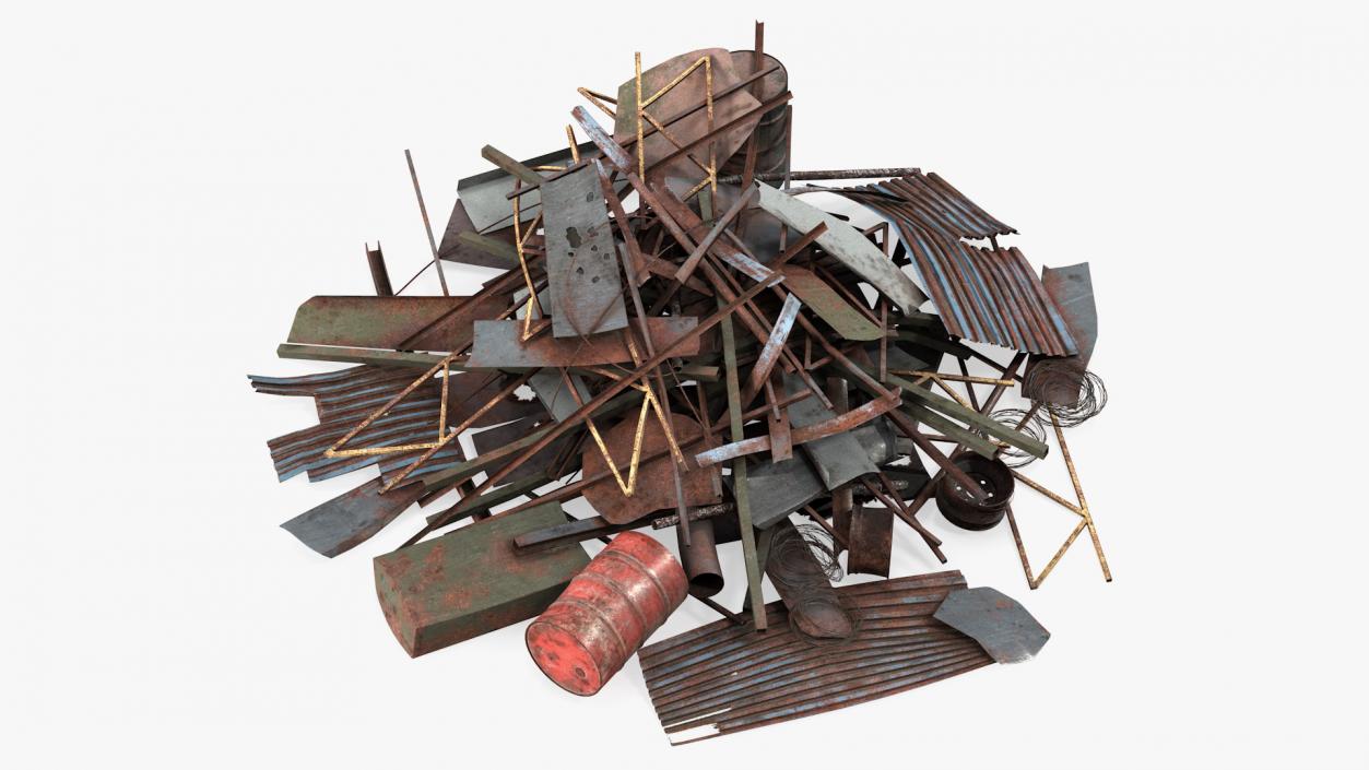 3D Industrial Debris Collection model