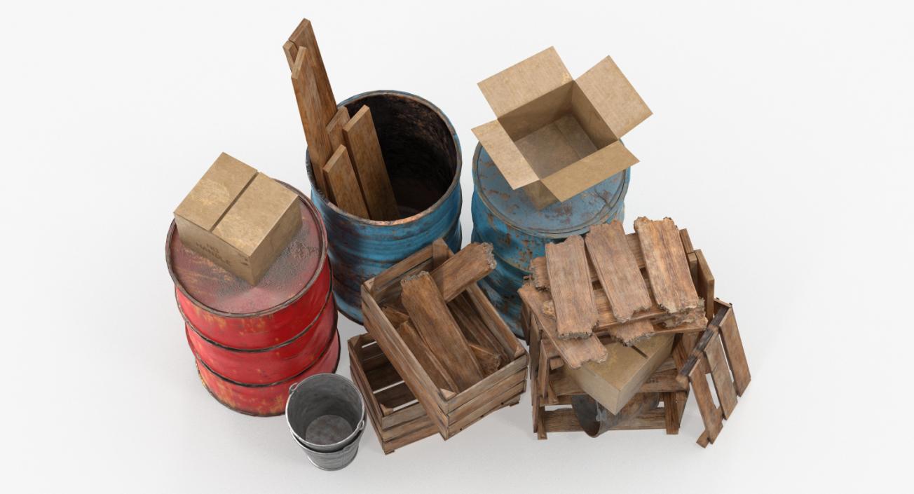 3D Industrial Debris Collection model