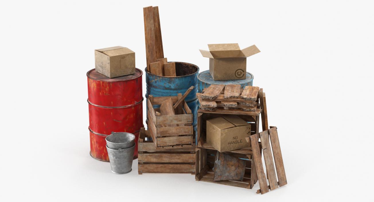 3D Industrial Debris Collection model