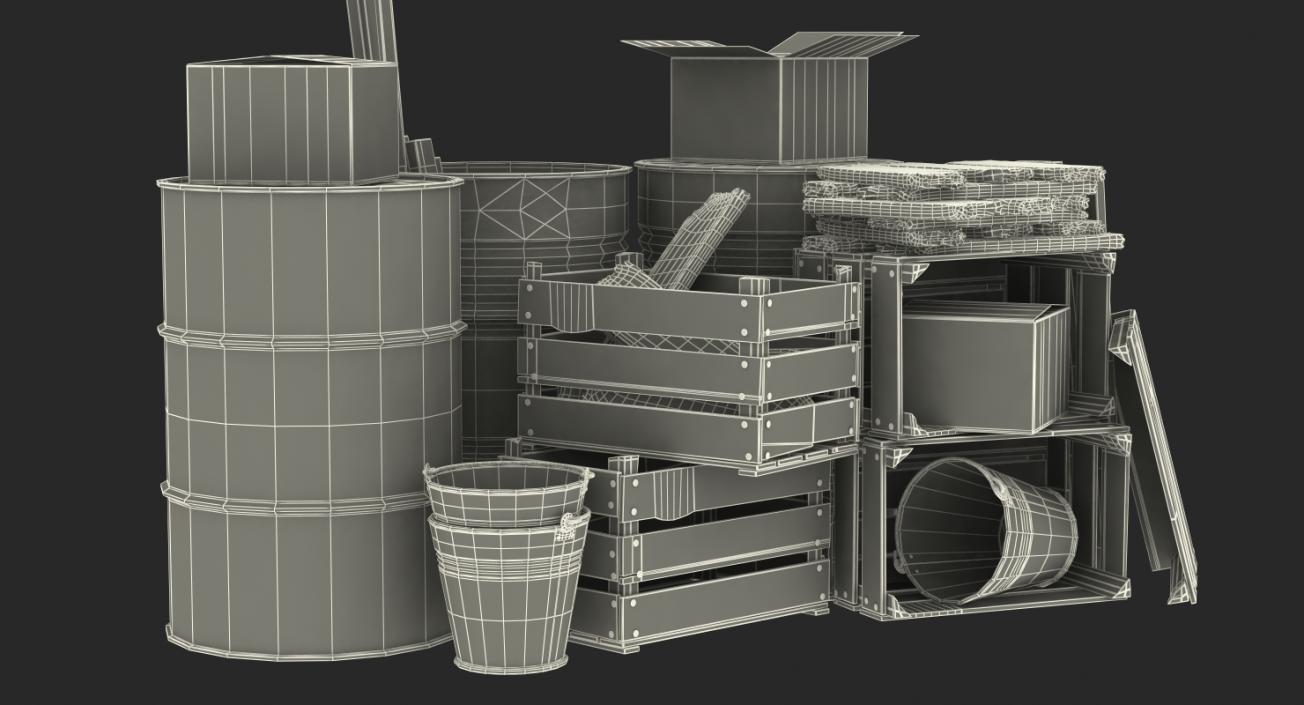 3D Industrial Debris Collection model