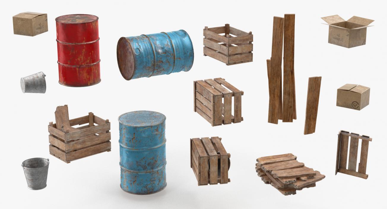 3D Industrial Debris Collection model