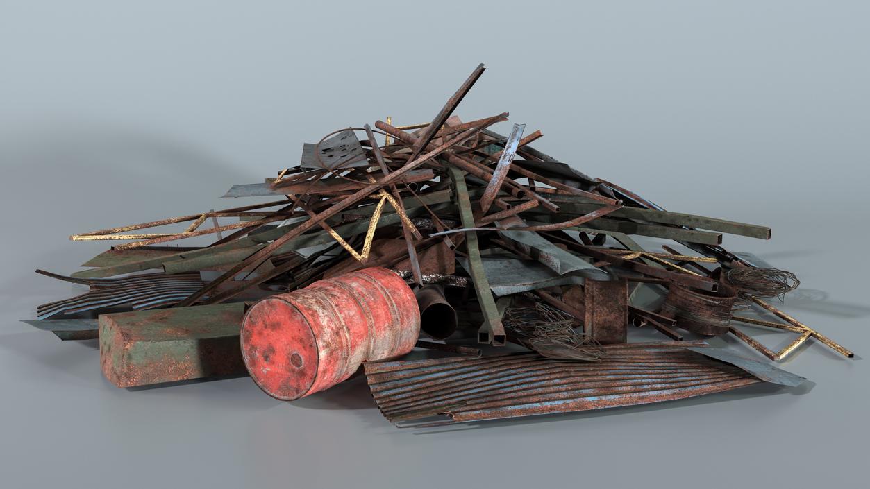 3D Industrial Debris Collection model