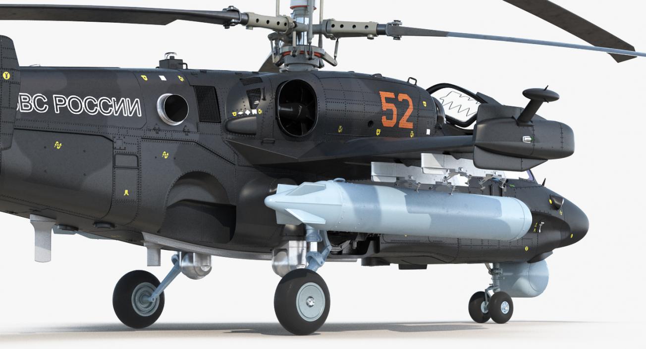 Kamov KA52 Black Shark 3D