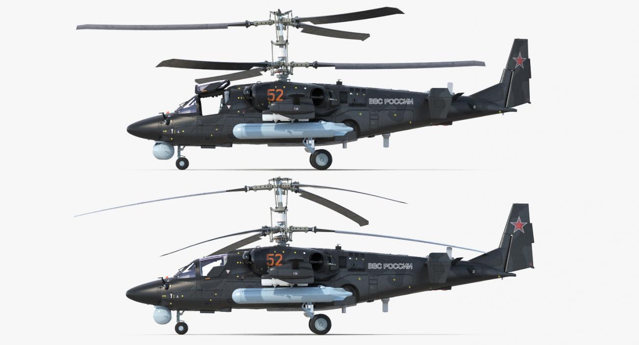 Kamov KA52 Black Shark 3D