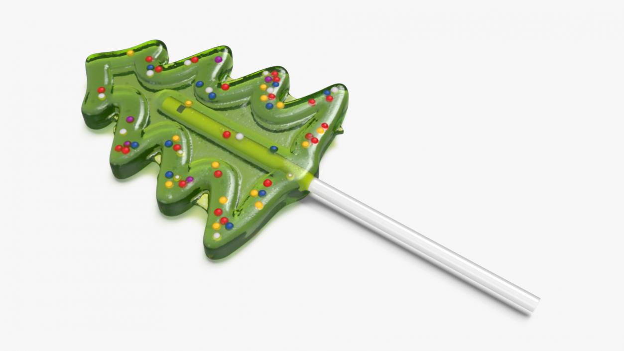 Christmas Fir Tree Lollipop 2 3D model