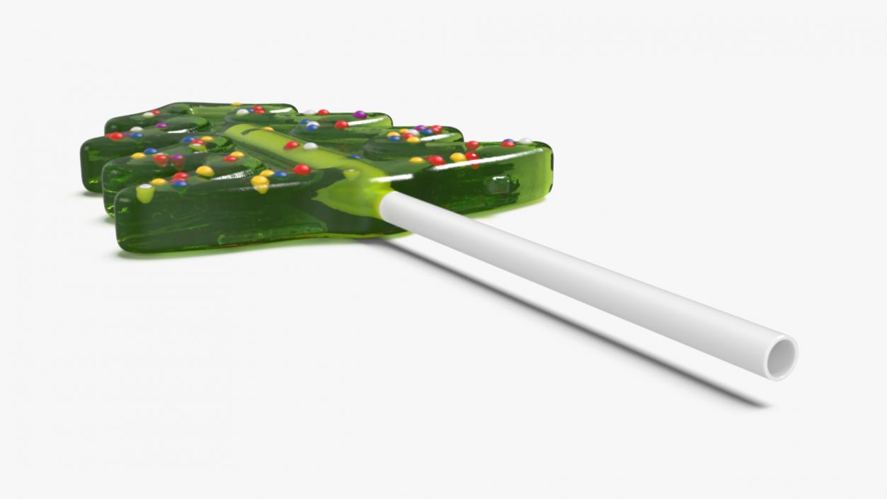 Christmas Fir Tree Lollipop 2 3D model