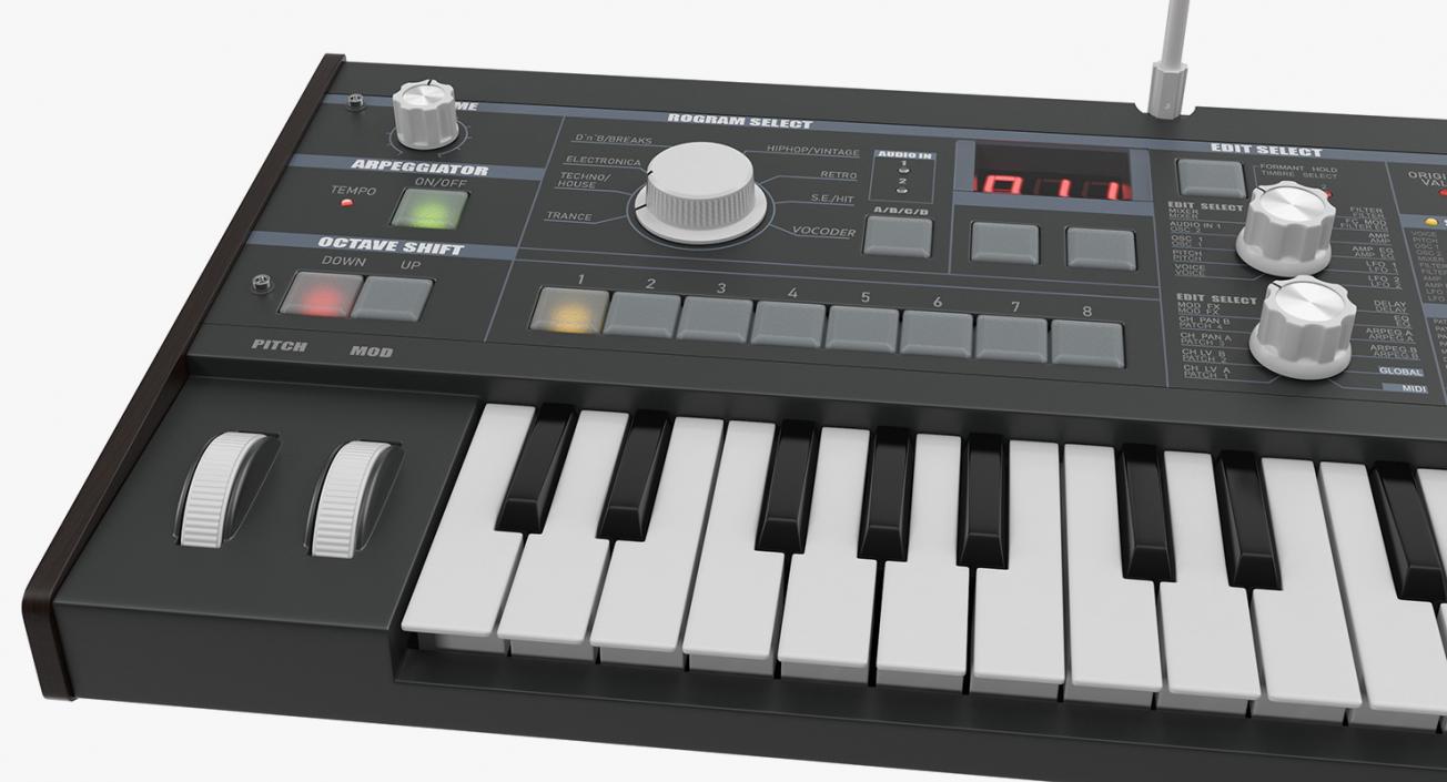 3D Musical Keyboard Instruments Collection 6