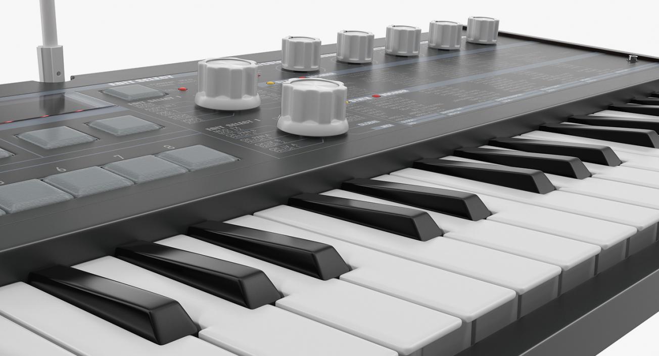 3D Musical Keyboard Instruments Collection 6