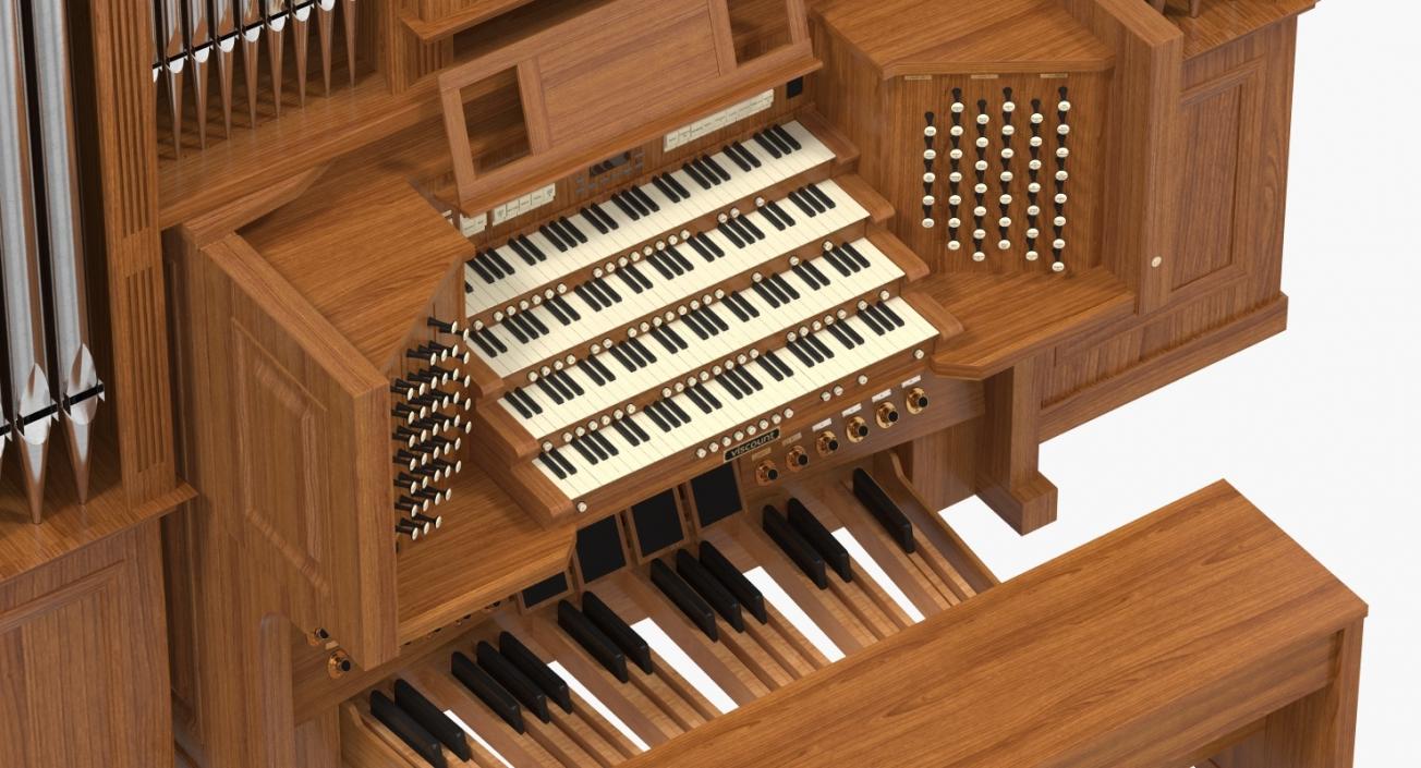 3D Musical Keyboard Instruments Collection 6