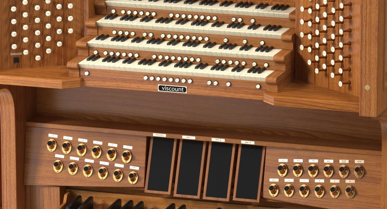 3D Musical Keyboard Instruments Collection 6