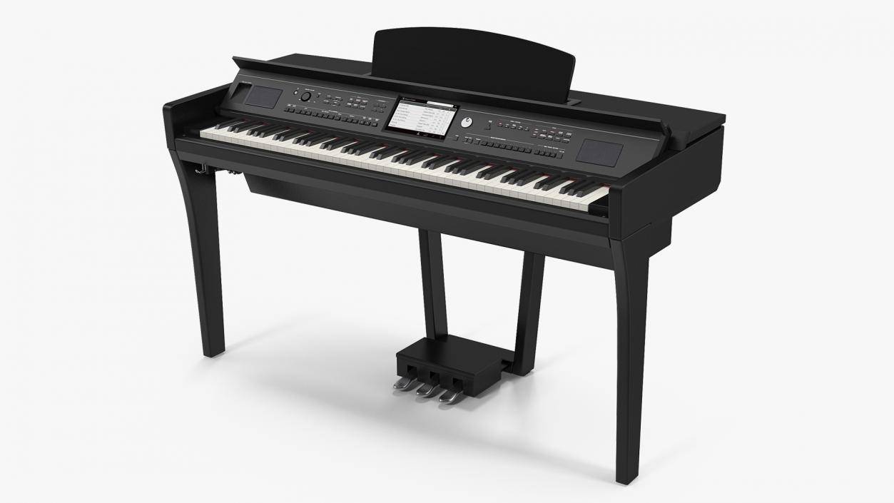 3D Musical Keyboard Instruments Collection 6