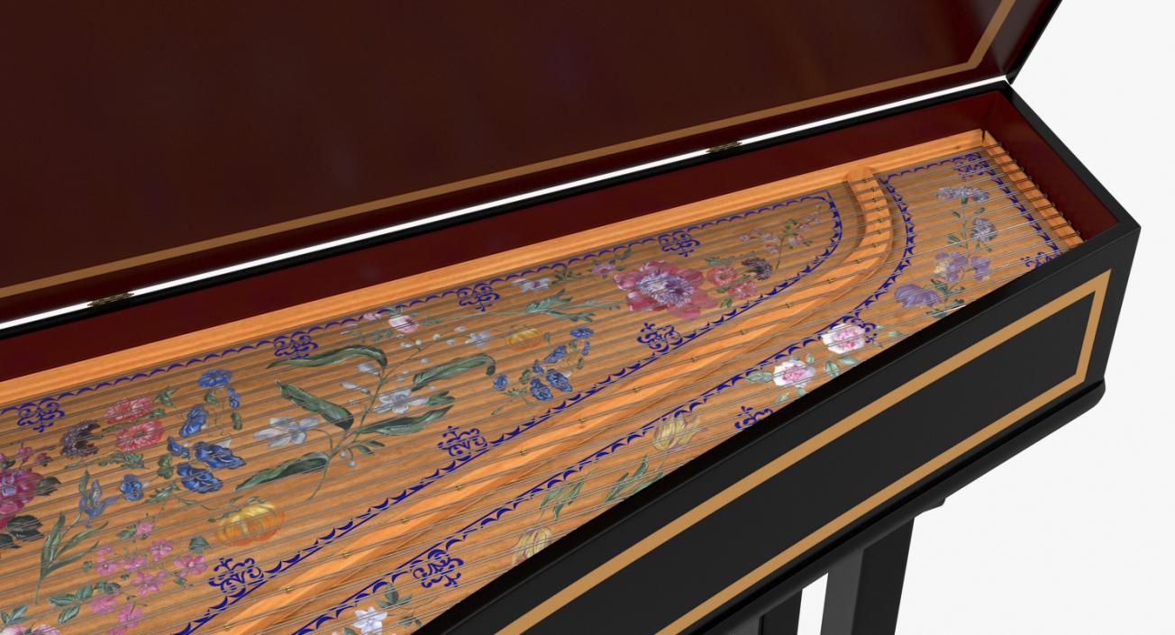 3D Musical Keyboard Instruments Collection 6